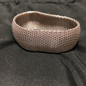 Silver mesh bracelet